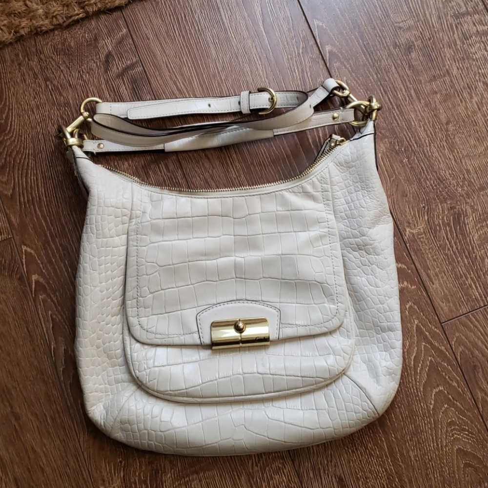 Coach crocodile leather purse